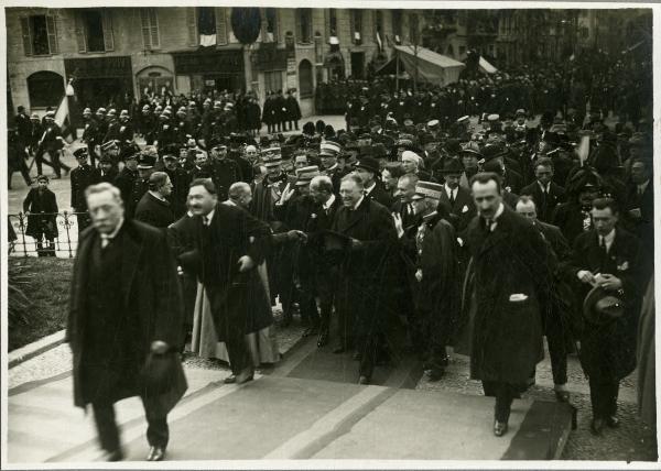 Milano - Piazzale di Porta Vittoria - il 75° anniversario delle Cinque Giornate