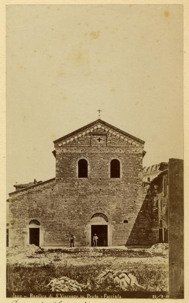 Milano - Basilica di S. Vincenzo in Prato - Facciata