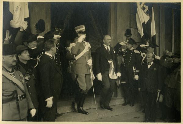 Milano - Stazione Centrale - Principe Ereditario Umberto di Savoia