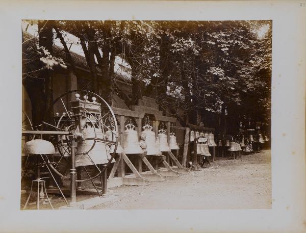 Milano - Esposizione Nazionale del 1881 - Recinto delle campane