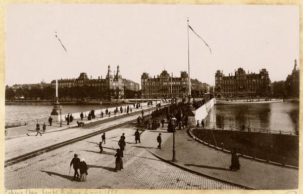 Danimarca - Copenaghen - Ponte della Regina Luisa - Passaggio di truppe