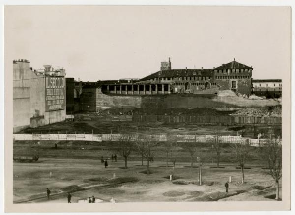 Milano - Castello Sforzesco - Cantiere