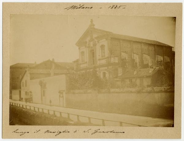 Milano - Chiesa di San Girolamo lungo il Naviglio Grande