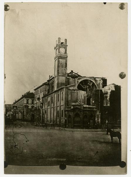 Milano - Chiesa di San Bartolomeo - Cantiere per la demolizione