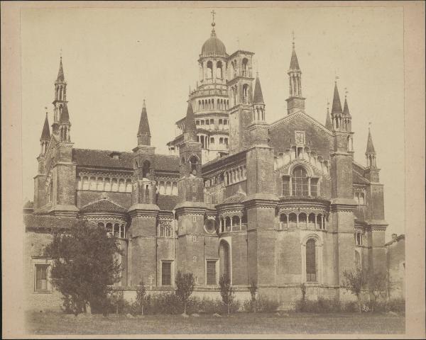 Certosa di Pavia - Chiesa - Fianco destro - Transetto e tiburio