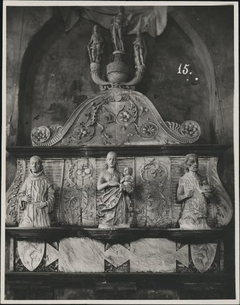 Tabernacolo - Madonna con Bambino e Santi - Castiglione Olona - Chiesa della Collegiata