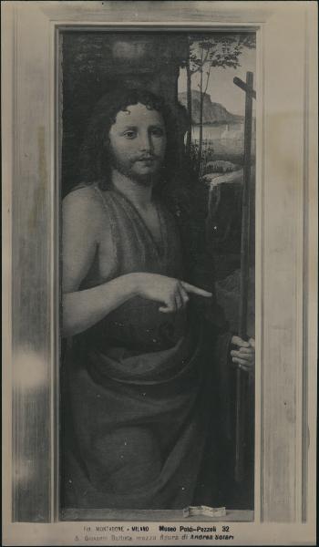 Dipinto - San Giovanni Battista - Andrea Solario - Milano - Museo Poldi Pezzoli