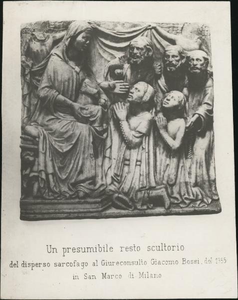 Rilievo - Madonna con Bambino, santi e offerenti - San Casciano in Val di Pesa - Collezione Frova