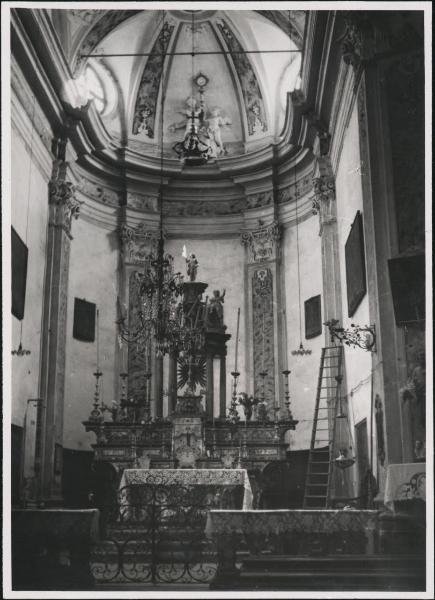 Bressana Bottarone - Chiesa parrocchiale di S. Giovanni Battista - Interno - Abside