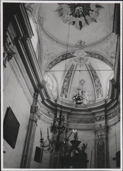 Bressana Bottarone - Chiesa parrocchiale di S. Giovanni Battista - Interno - Catino absidale e volta