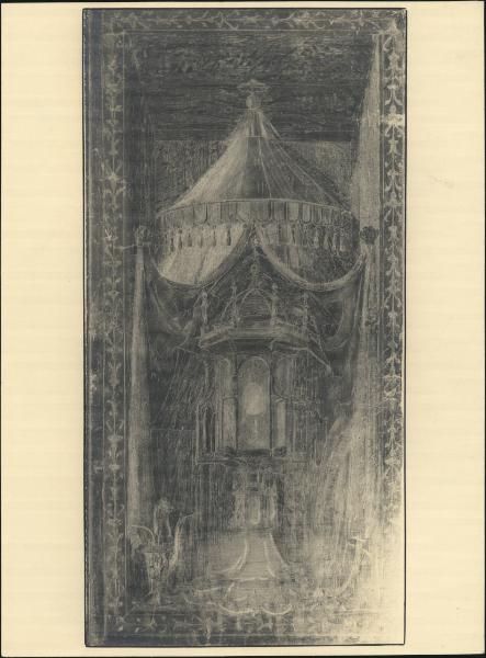 Decorazione a intarsio - Tabernacolo - Giovanni da Verona - Lodi - Chiesa di Santa Maria della Clemenza e S. Bernardo - Coro