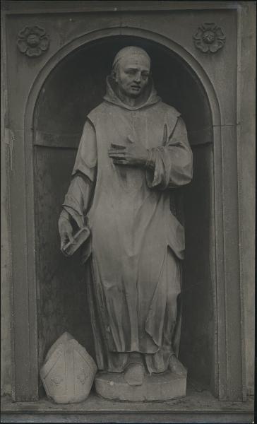 Scultura - Vescovo certosino - Milano - Certosa di Garegnano