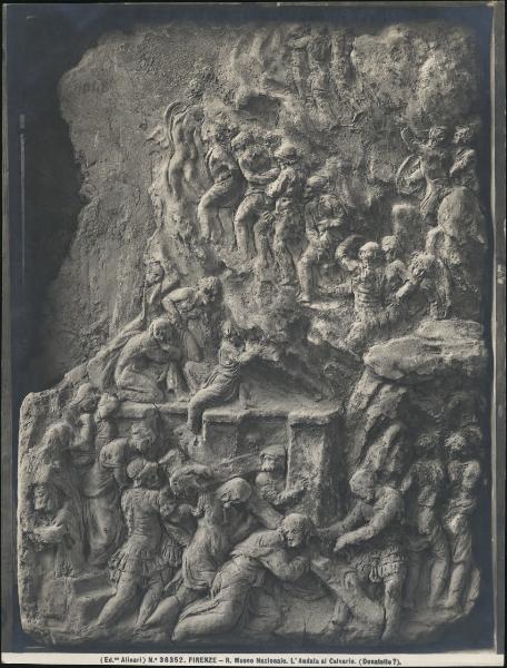 Rilievo - Salita di Cristo al monte Calvario - Vincenzo de' Rossi - Firenze - Museo Nazionale del Bargello