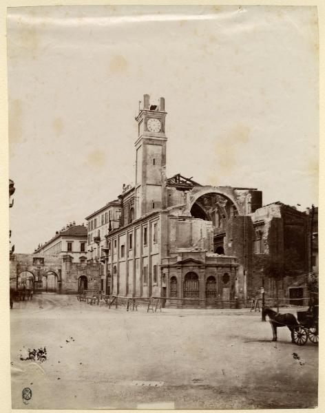 Milano - Chiesa di San Bartolomeo - Lavori di demolizione