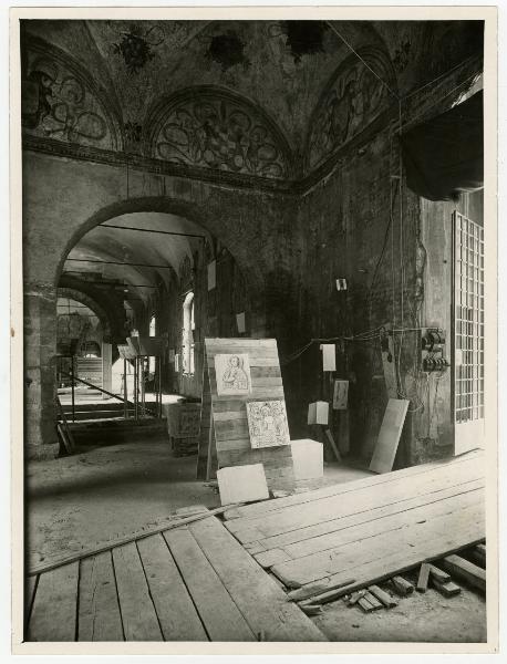 Milano - Castello Sforzesco - Musei Civici - Restauro BBPR (prima fase 1953-1956) - Museo d'Arte Antica - Sala 2