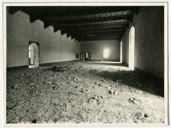 Milano - Castello Sforzesco - Musei Civici - Restauro BBPR (prima fase 1953-1956) - Sala 27 nell'allestimento BBPR (oggi sala 21)