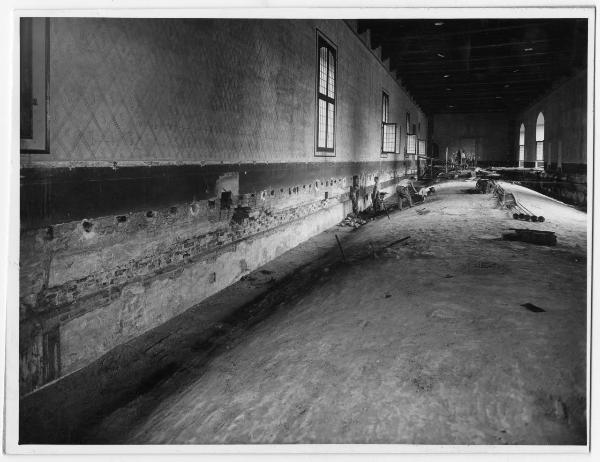 Milano - Castello Sforzesco - Musei Civici - Restauro BBPR (prima fase 1953-1956) - Sala della Cancelleria (sala 30 nell'allestimento BBPR, oggi sala 26)