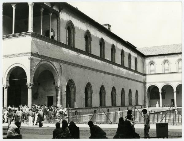 Milano - Castello Sforzesco - Corte Ducale - Loggetta di Galeazzo Maria Sforza