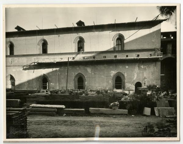 Milano - Castello Sforzesco - Corte Ducale - Restauro e riallestimento BBPR (prima fase 1953-1956)