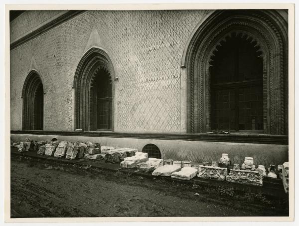 Milano - Castello Sforzesco - Corte Ducale - Restauro e riallestimento BBPR (prima fase 1953-1956)