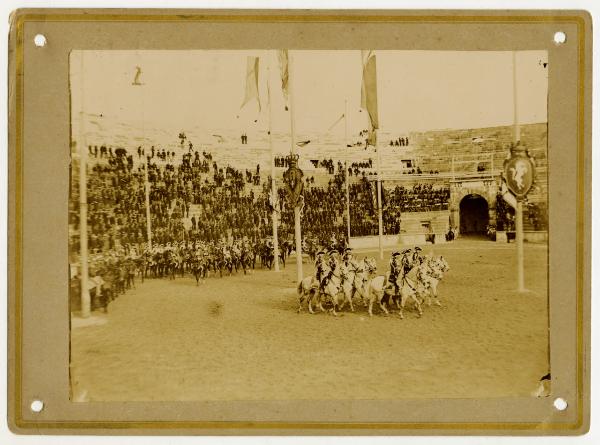 Verona - Arena - Carosello per il secondo centenario del Savoia Cavalleria