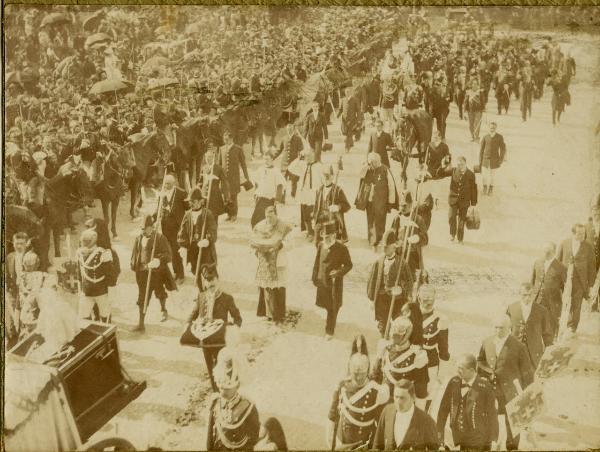 Monza - Funerali del re Umberto I di Savoia, tenutisi l'8 agosto 1900