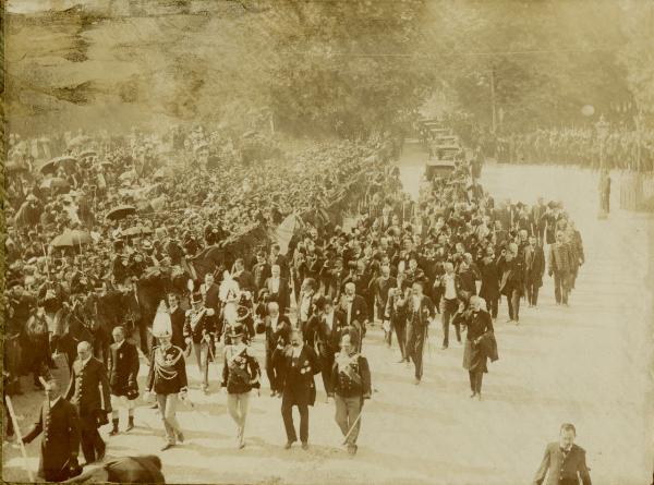 Monza - Funerali del re Umberto I di Savoia, tenutisi l'8 agosto 1900