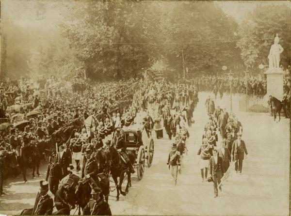 Monza - Funerali del re Umberto I di Savoia, tenutisi l'8 agosto 1900