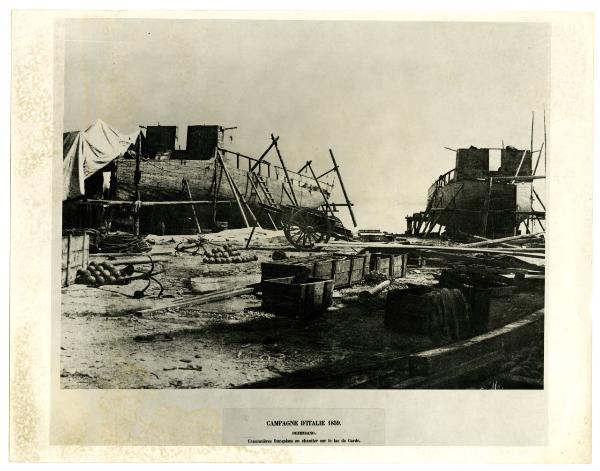 Seconda guerra d'indipendenza italiana - Desenzano sul Garda - cannoni e cantieri