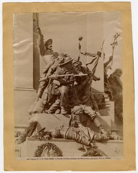 Roma - Monumento a Giuseppe Garibaldi - Dettaglio