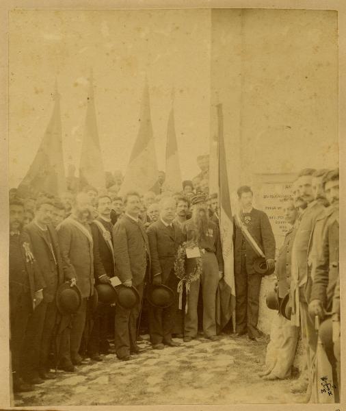 Castel Morrone - Commemorazione di Pilade Bronzetti