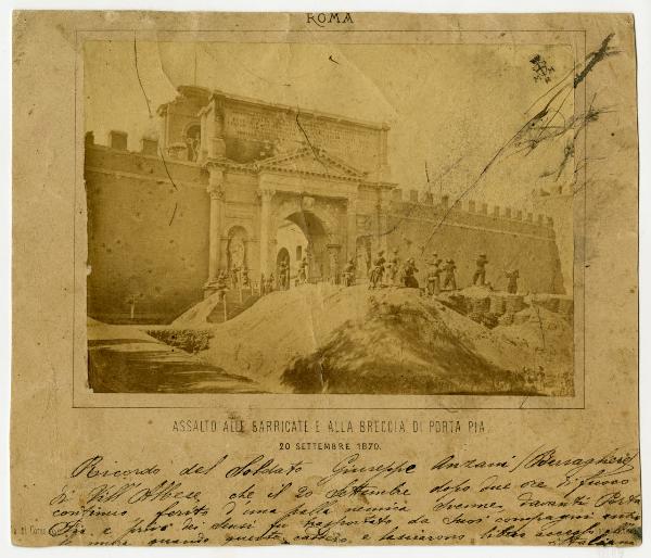 Roma - Porta Pia - 20 settembre 1870