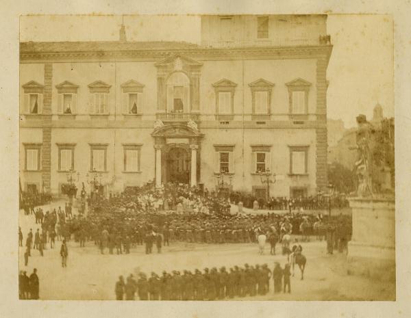 Roma - Quirinale - Esequie di Vittorio Emanuele II