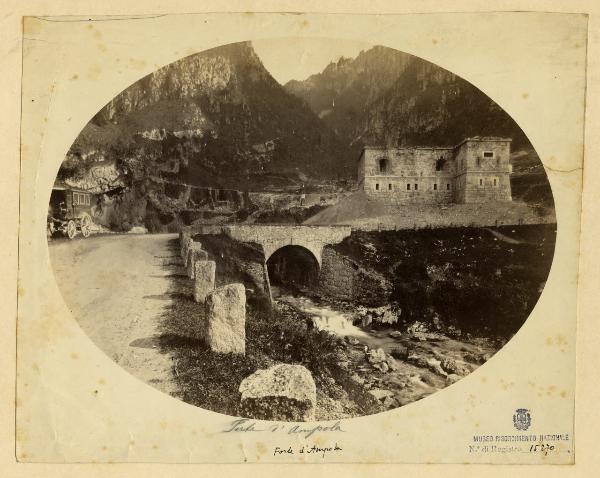 Storo - Forte d'Ampola -  Luoghi ove si svolse la campagna garibaldina del 1866