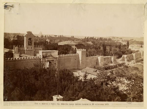 Roma - 20 settembre 1870 - Breccia di Porta Pia