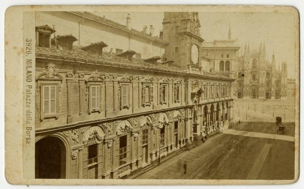 Milano - Via Mercanti - Palazzo dei Giureconsulti (Palazzo della Borsa)