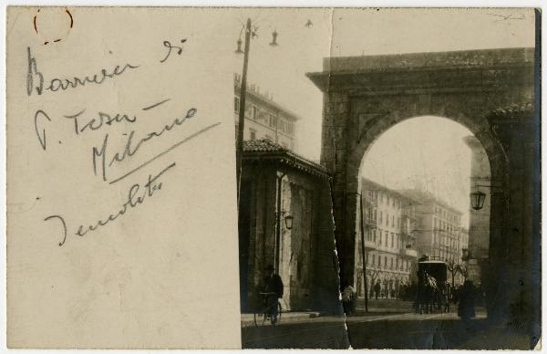 Milano - Porta Vittoria (già Porta Tosa) - Arco