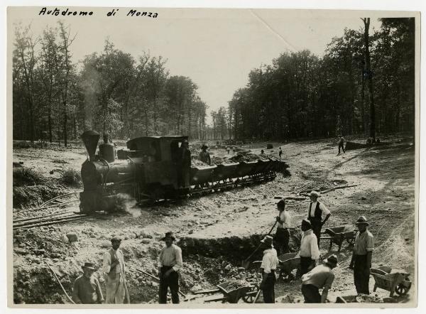 Monza - Parco - Autodromo - cantiere