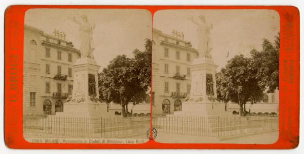 Milano - Piazza Mentana - Monumento ai caduti di Mentana