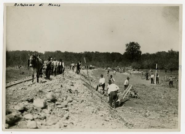 Monza - Parco - Autodromo - cantiere