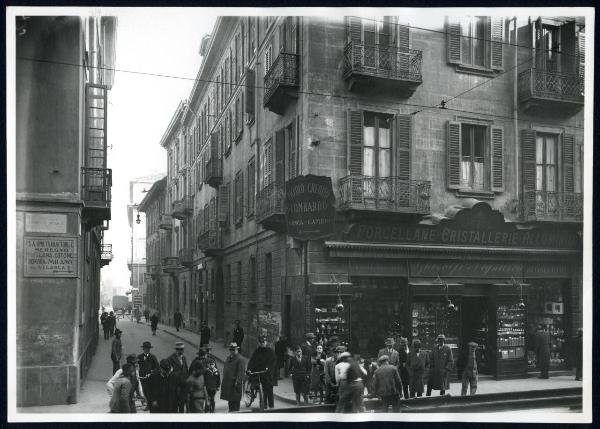 Milano - corso Roma - imbocco di via Velasca