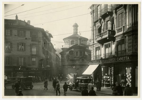 Milano - Via Carlo Alberto - Chiesa di S. Maria presso S. Satiro