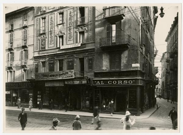 Milano - Corso Vittorio Emanuele - Via Cesare Beccaria