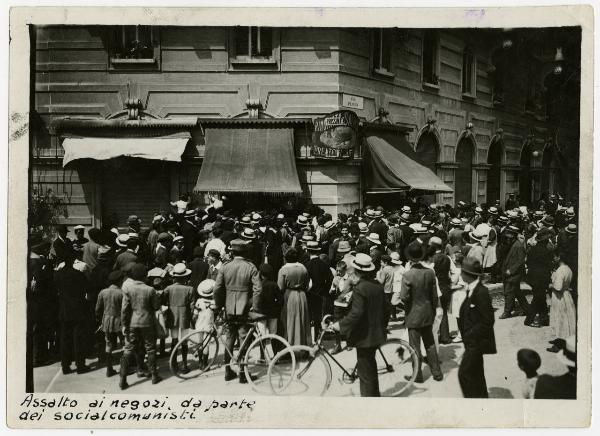 Negozi di generi alimentari - Milano - 1920