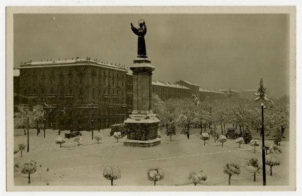 Milano - Piazza Risorgimento - Cartoline illustrate