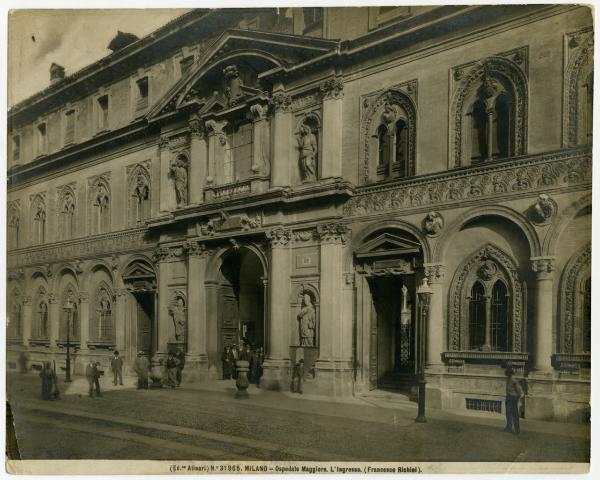 Milano - Ospedale Maggiore - Ingresso principale