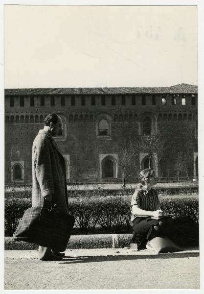 Milano - Castello Sforzesco - Cortile delle Armi