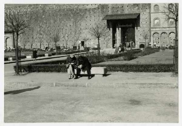 Milano - Castello Sforzesco - Cortile delle Armi