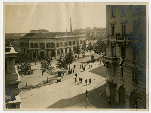 Milano - Viale Abruzzi - via Plinio - fabbrica Bianchi