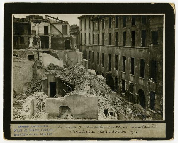 Milano - Sistemazione urbanistica - Corso Italia